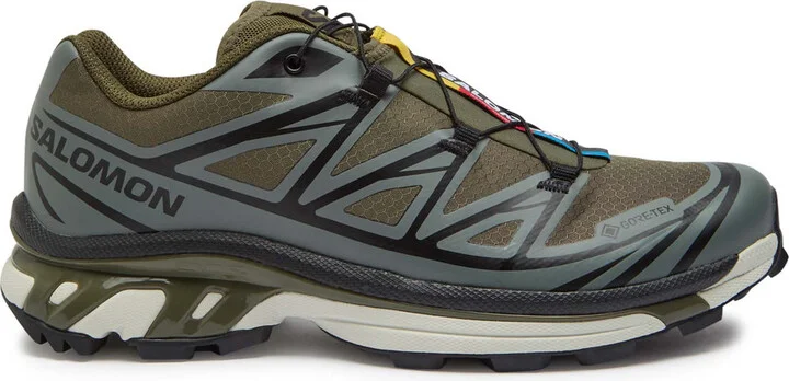 Salomon XT-6 Gtx Panelled Mesh Sneakers
