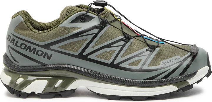 Salomon XT-6 Gtx Panelled Mesh Sneakers