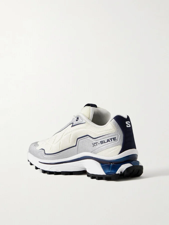 Salomon - Xt-slate Rubber-trimmed Mesh Sneakers - Gray - Image 3