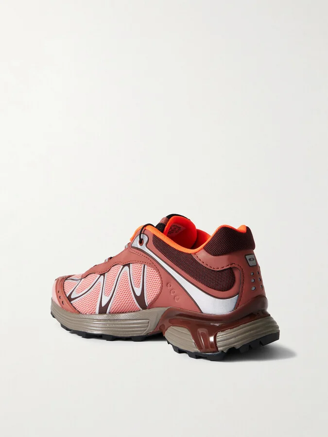 Salomon - Xt-whisper Rubber-trimmed Mesh Sneakers - Red - Image 3