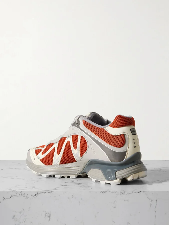 Salomon - Xt-whisper Rubber-trimmed Mesh Sneakers - Red - Image 3