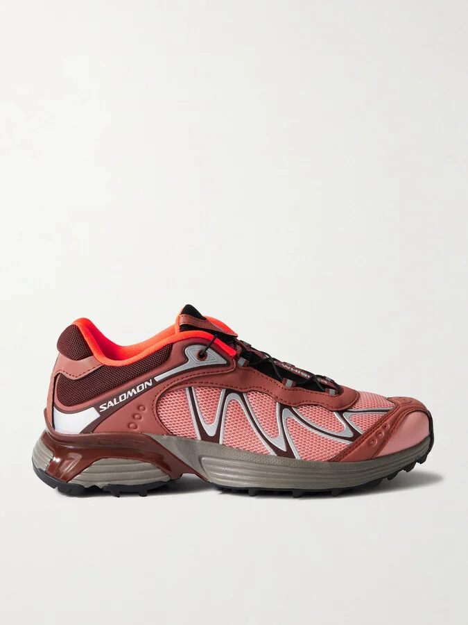 Salomon - Xt-whisper Rubber-trimmed Mesh Sneakers - Red
