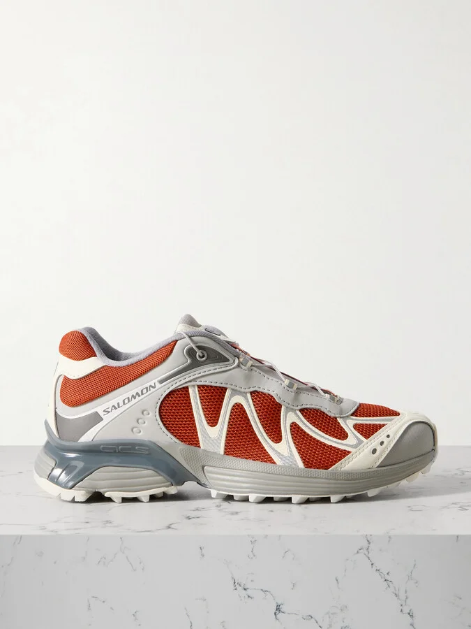 Salomon - Xt-whisper Rubber-trimmed Mesh Sneakers - Red