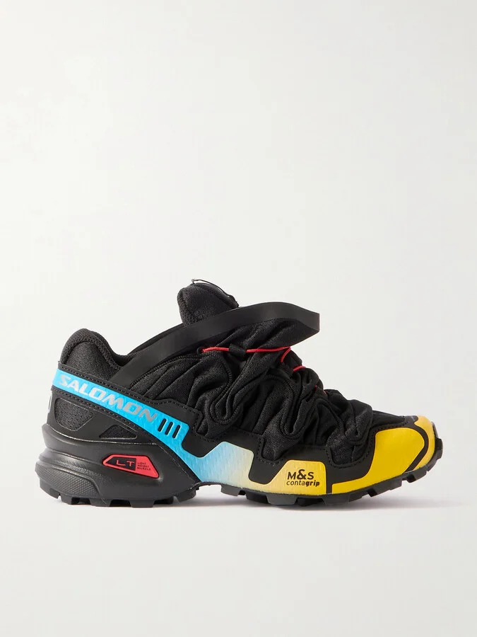 Salomon - + Y/project Speedcross 3 Rubber-trimmed Mesh Sneakers - Black