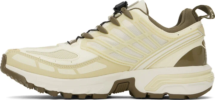 Salomon Yellow & Brown ACS PRO GORE-TEX Sneakers - Image 3