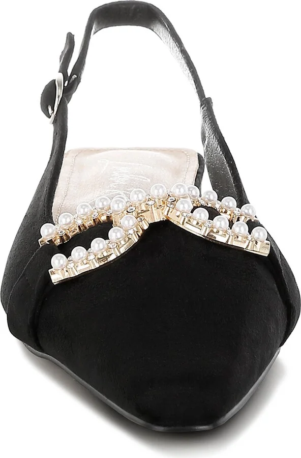 Salova Embellished Slingback Pump - Image 11