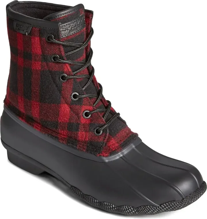 Saltwater plaid duck boots - Image 2