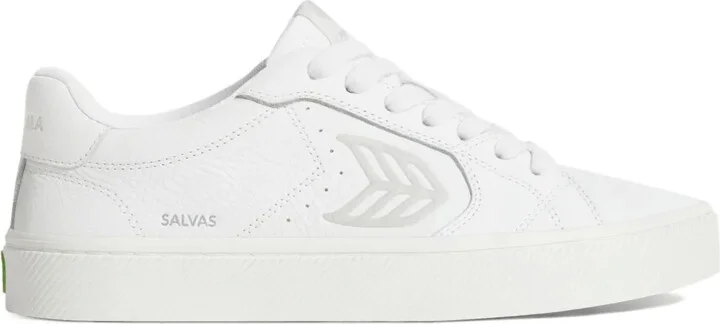 Salvas low-top leather sneakers