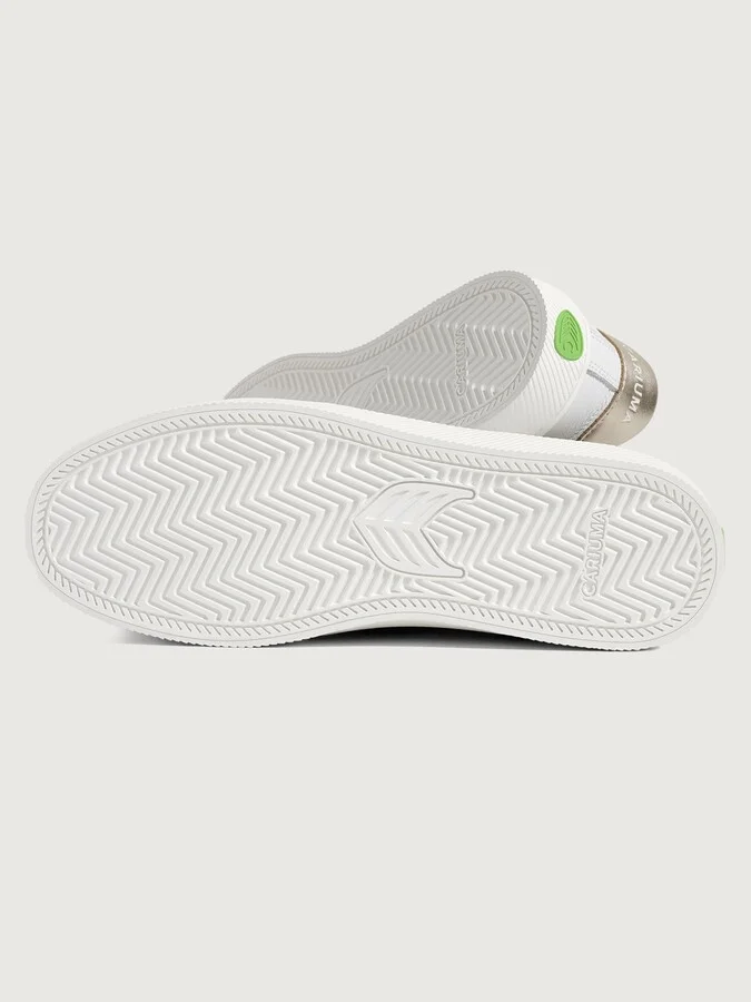 Salvas Premium Leather - White/Metallic Gold & Ice - Image 5