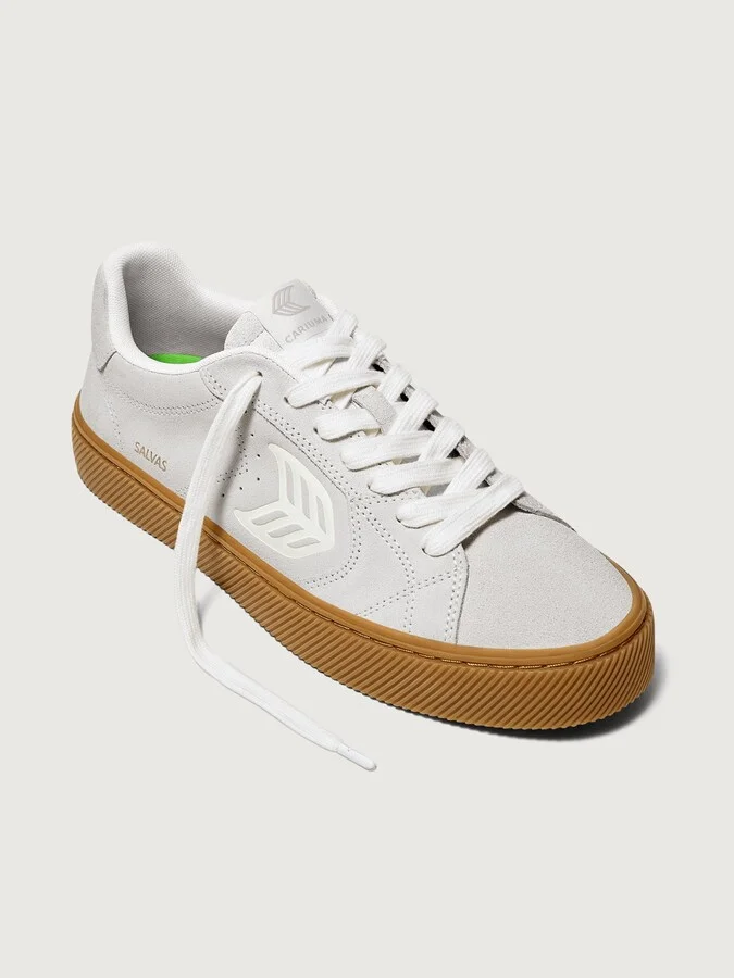 Salvas Suede - Smoke White Gum/Off-White - Image 2
