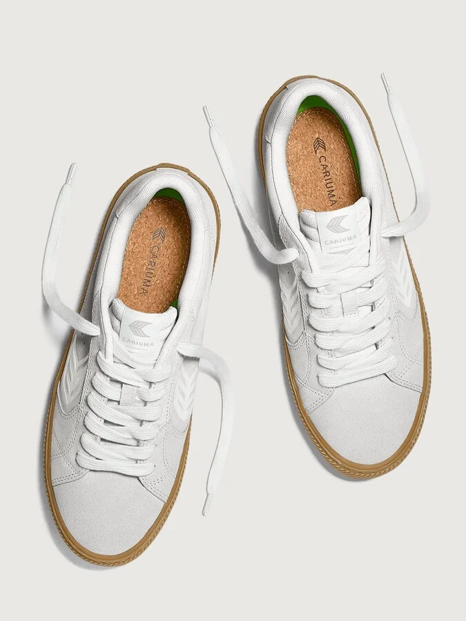 Salvas Suede - Smoke White Gum/Off-White - Image 3