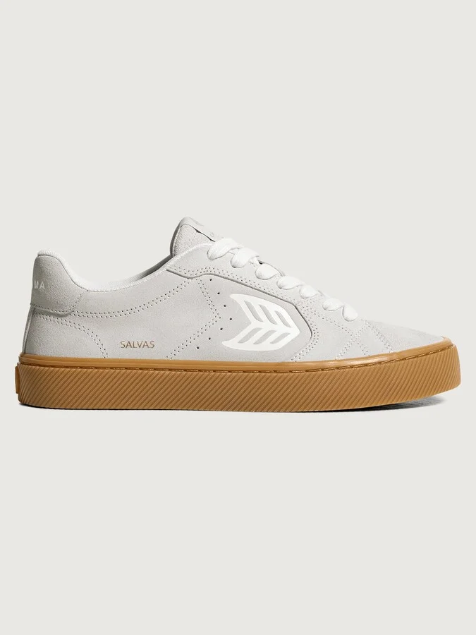 Salvas Suede - Smoke White Gum/Off-White