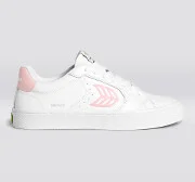 SALVAS White Leather Rose Logo Sneaker Men - Image 10