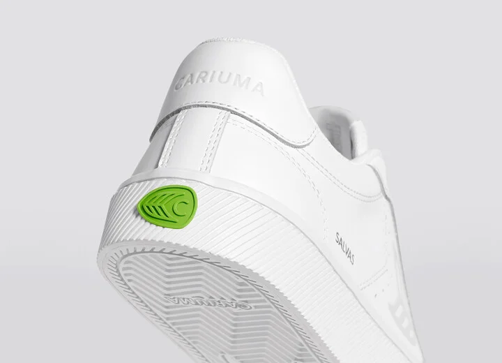 SALVAS White Leather Sneaker Men - Image 7