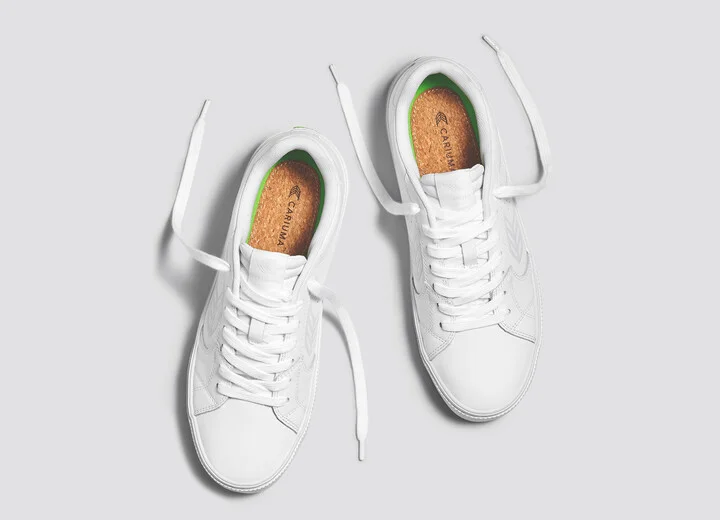 SALVAS White Leather Sneaker Men - Image 8