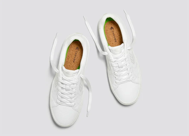 SALVAS White Premium Leather Ice Logo Sneaker Women - Image 7
