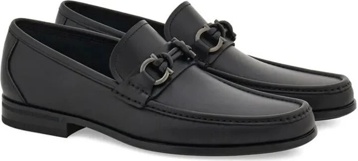 Salvatore Ferragamo Alain Gancini Buckle Loafers Shoes - Image 3