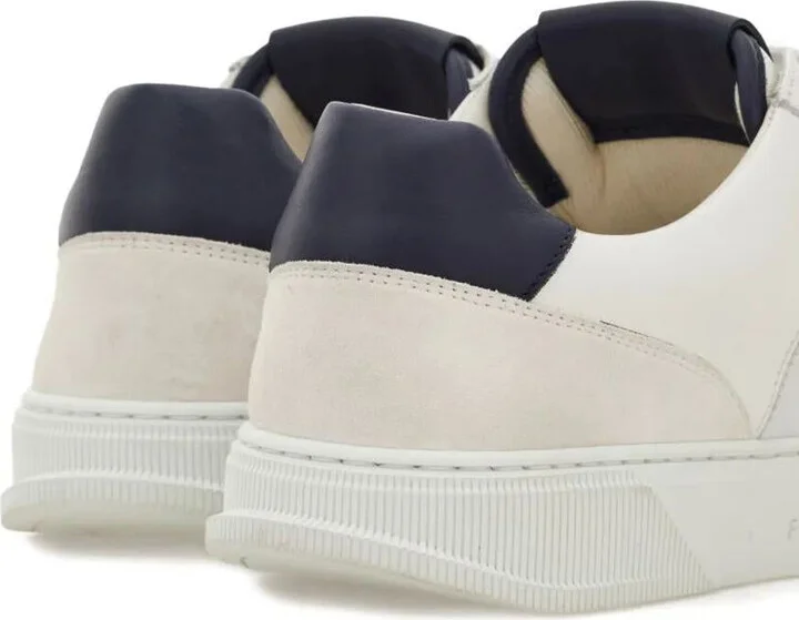Salvatore Ferragamo Alaska Leather And Suede Sneaker With Gancini Detail Shoes - Image 3