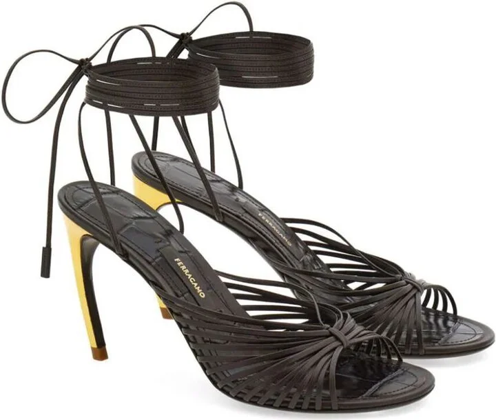 Salvatore Ferragamo Athena Sandals 85 Shoes - Image 3