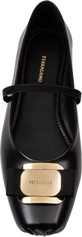 Salvatore Ferragamo Ballerina In Soft Leather - Image 3