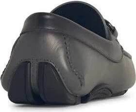 Salvatore Ferragamo Black Leather Loafers - Image 3