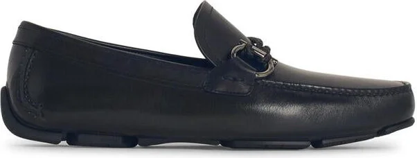 Salvatore Ferragamo Blue Leather Loafers