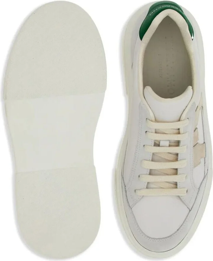Salvatore Ferragamo Cassina Leather Sneakers With Gancini Patch Shoes - Image 5