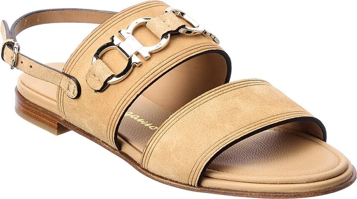 Salvatore Ferragamo Chaim Suede Sandal