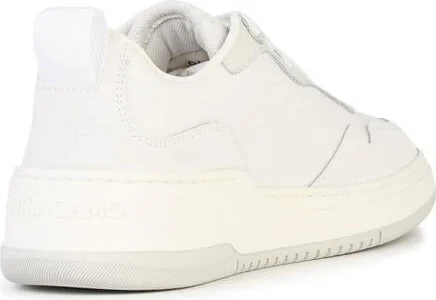 Salvatore Ferragamo 'Dania' White Leather Sneakers - Image 3