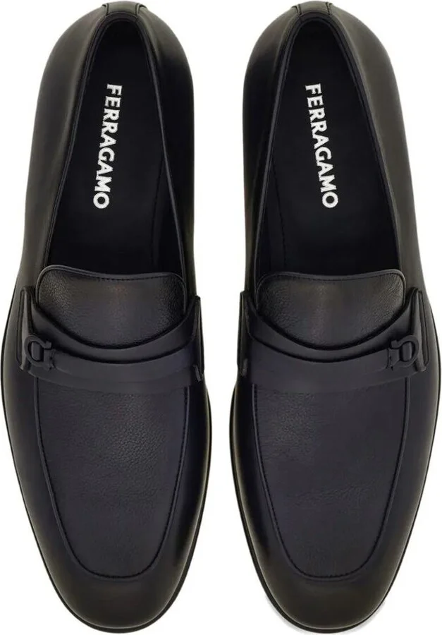 Salvatore Ferragamo Desio Shaded Leather Loafers Shoes - Image 2