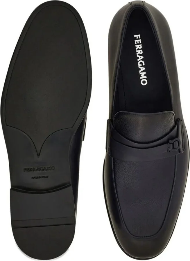 Salvatore Ferragamo Desio Shaded Leather Loafers Shoes - Image 3