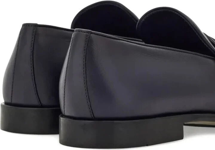 Salvatore Ferragamo Desio Shaded Leather Loafers Shoes - Image 5