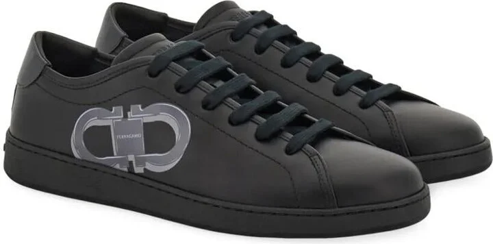 Salvatore Ferragamo Double Gancini Brandy1 Sneakers Shoes - Image 2