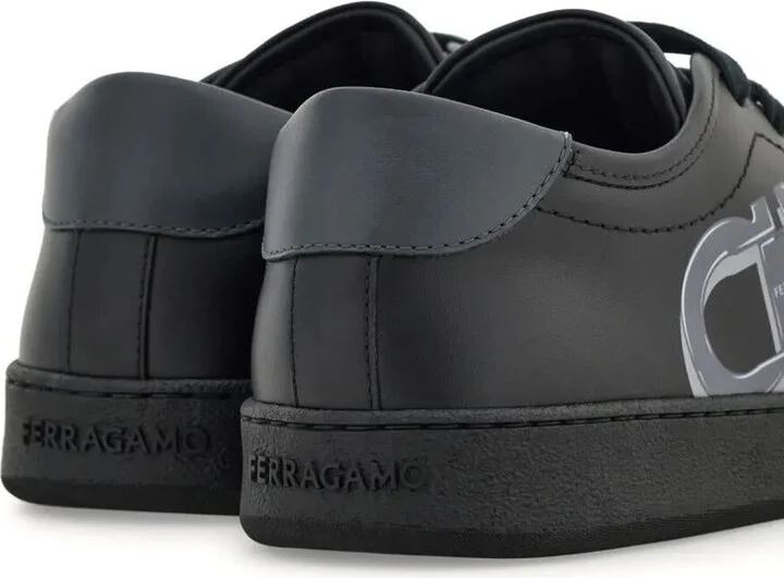 Salvatore Ferragamo Double Gancini Brandy1 Sneakers Shoes - Image 3