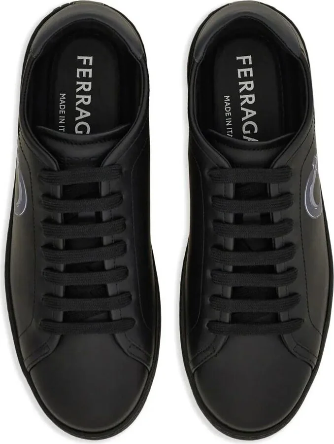 Salvatore Ferragamo Double Gancini Brandy1 Sneakers Shoes - Image 4
