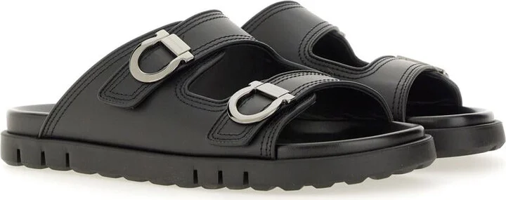Salvatore Ferragamo Double-Strap Sandal - Image 2