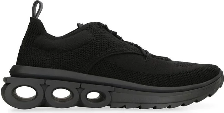 Salvatore Ferragamo Fabric Low-Top Sneakers