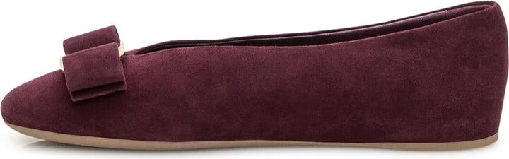 Salvatore Ferragamo Ferragamo Ballerinas In Suede - Image 4