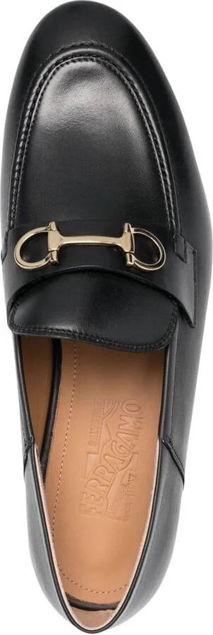 Salvatore Ferragamo Gancini Leather Loafers - Image 2
