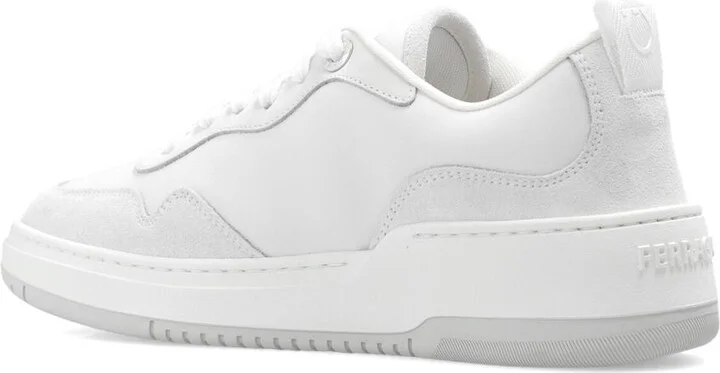 Salvatore Ferragamo Gancini Leather Sneakers - Image 3