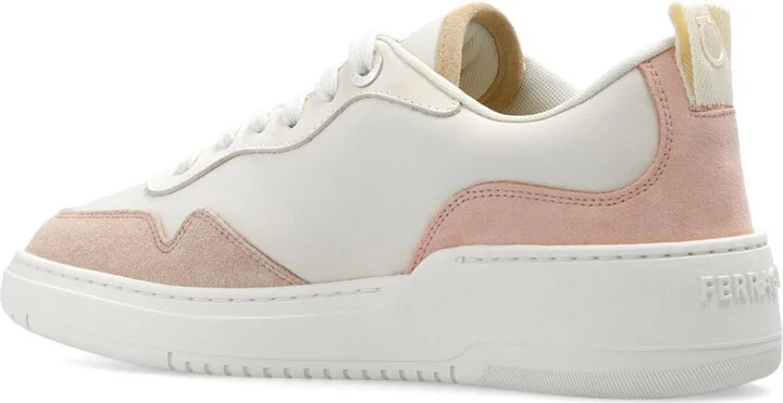 Salvatore Ferragamo Gancini Leather Sneakers - Image 3