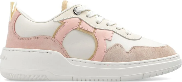 Salvatore Ferragamo Gancini Leather Sneakers