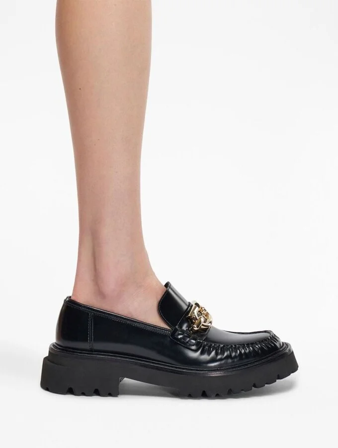 Salvatore Ferragamo Gancio Leather Brogues - Image 5