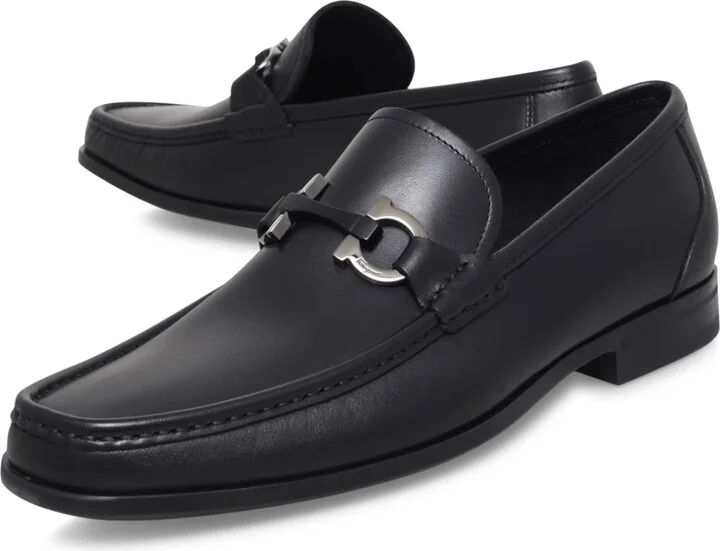 Salvatore Ferragamo Grandioso Leather Bit Loafers - Image 4