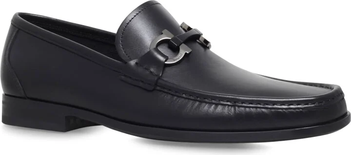 Salvatore Ferragamo Grandioso Leather Bit Loafers