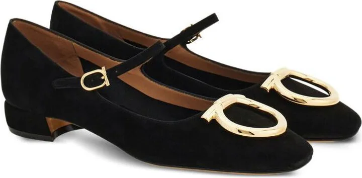 Salvatore Ferragamo Leather Ballet Flats - Image 3