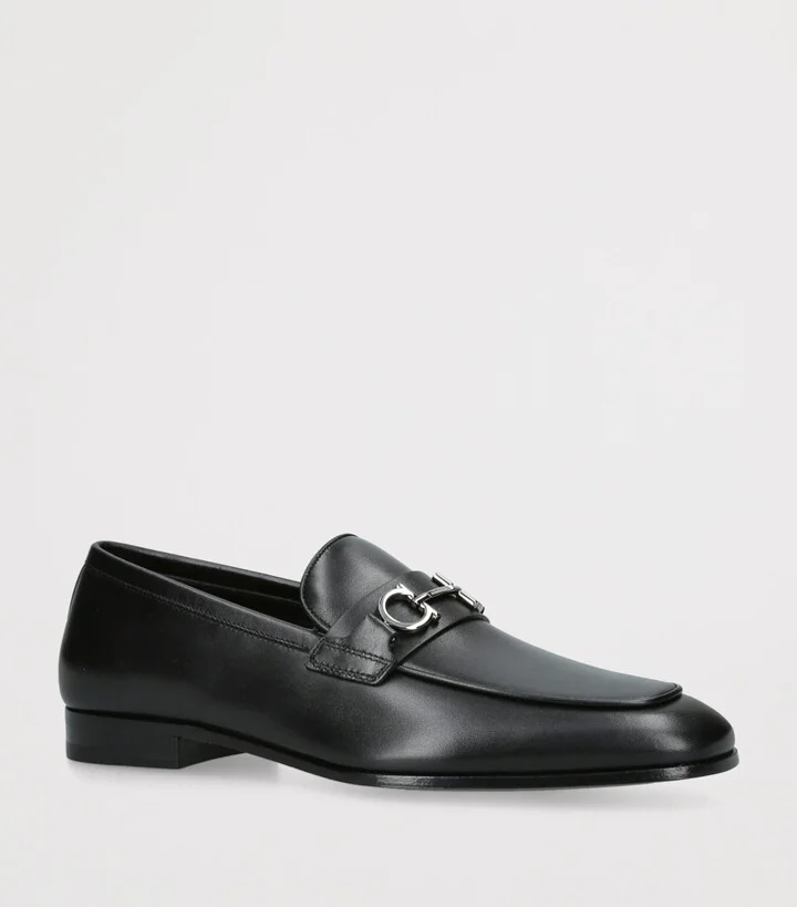 Salvatore Ferragamo Leather Balty Loafers - Image 3