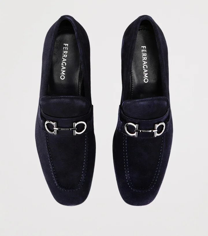 Salvatore Ferragamo Leather Balty Loafers - Image 4