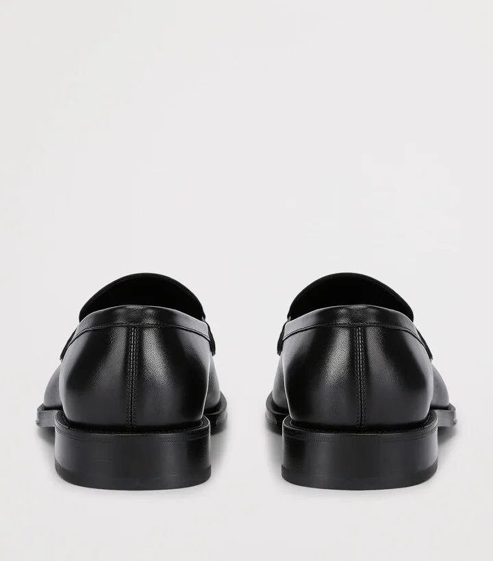 Salvatore Ferragamo Leather Benedict Loafers - Image 2