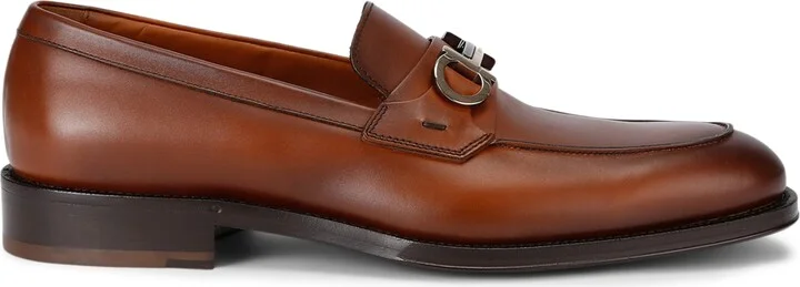 Salvatore Ferragamo Leather Benedict Loafers